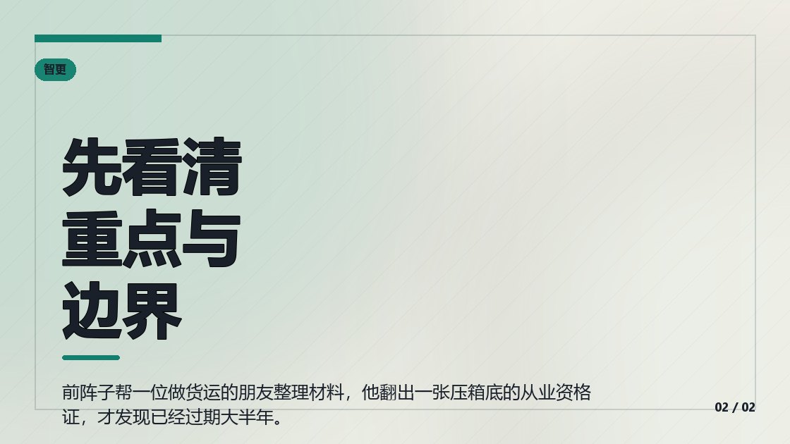 从业资格证:先看清重点与边界