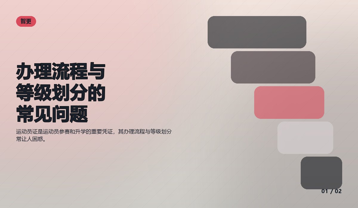 运动员证：办理流程与等级划分的常见问题